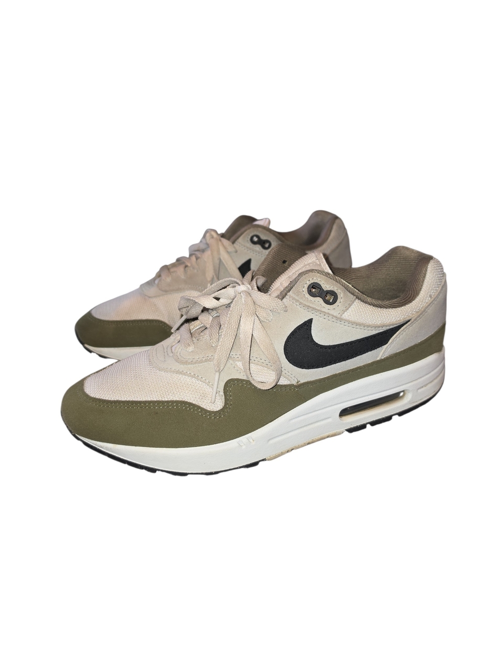 Nike Men’s Olive and Beige Air Max Casual Sneakers S. 8.5